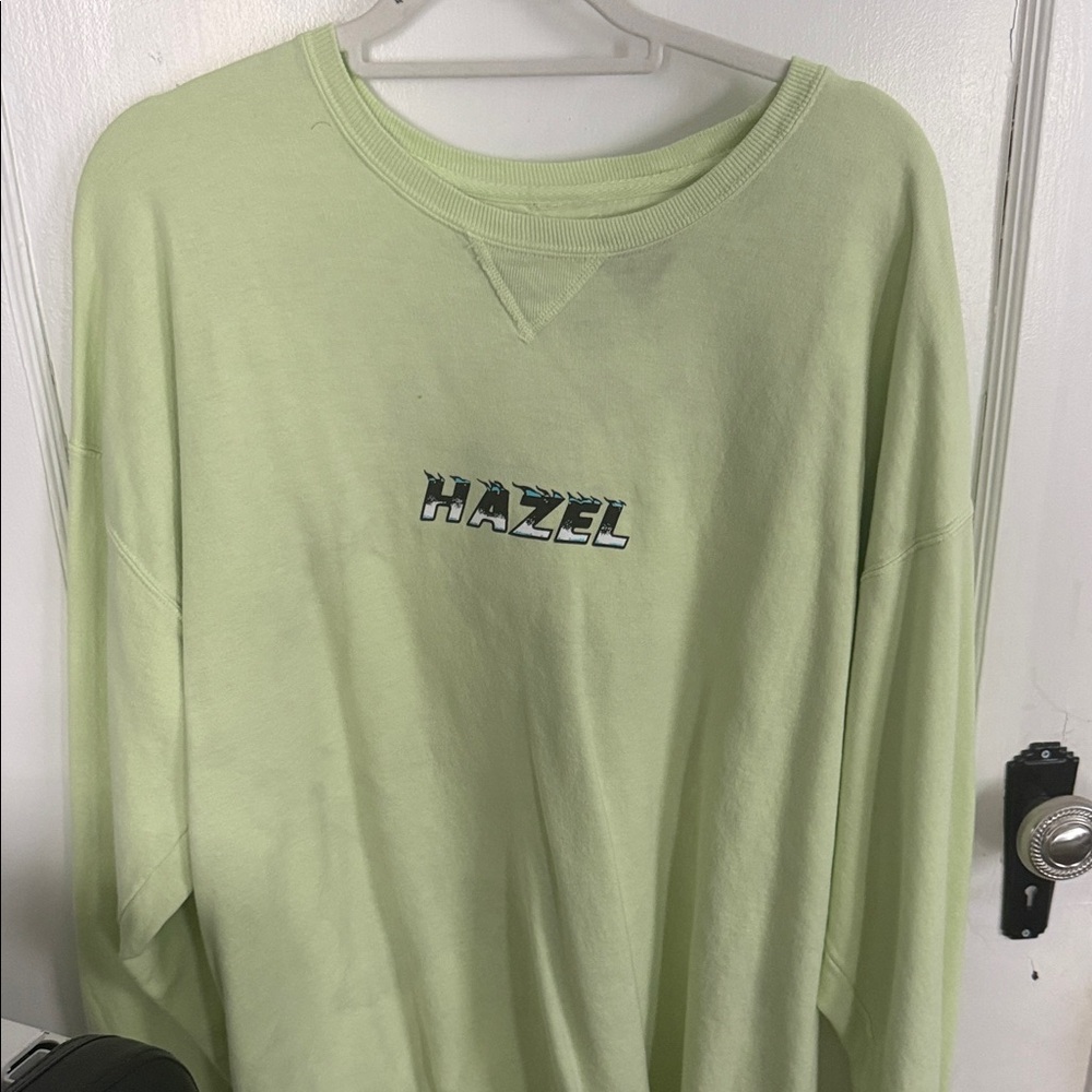 Light Green Hazel Crewneck
